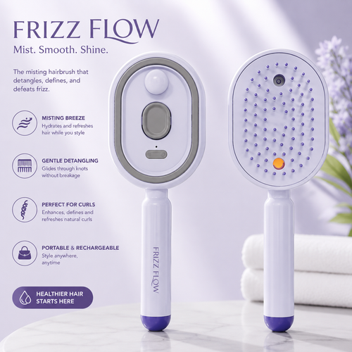 FrizzFlow™ Hair Brush